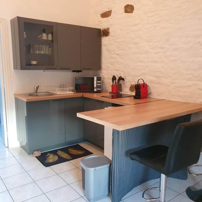 Studio Nid Cosy Avec Piscine Bonnemain Zewnętrze zdjęcie